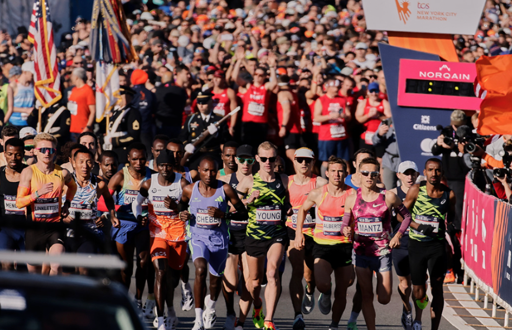 The leading men at the 2024 NYC marathon. 